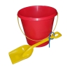 Beach Bucket with Spade Set Red Beach Bucket Set
