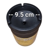 Butt Bucket Ashtray with Metal Insert Top