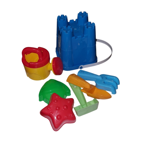 Castle Mould Beach Bucket Set Sample