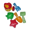 Castle Mould Beach Bucket Set Tool Sizes