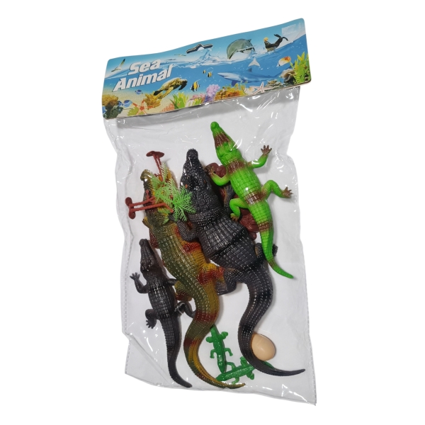 Crocodile Toy Set Reptile toy