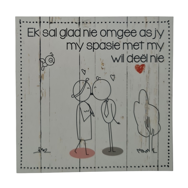 I luv it Décor Art Board Deel spasie Message board