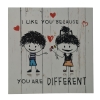 I luv it Décor Art Board Different Message board