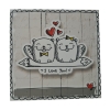 I luv it Décor Art Board I Love you Message board