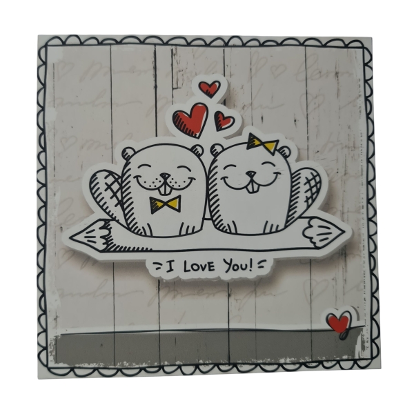 I luv it Décor Art Board I Love you Message board