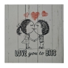 I luv it Décor Art Board Love you to bits Message board