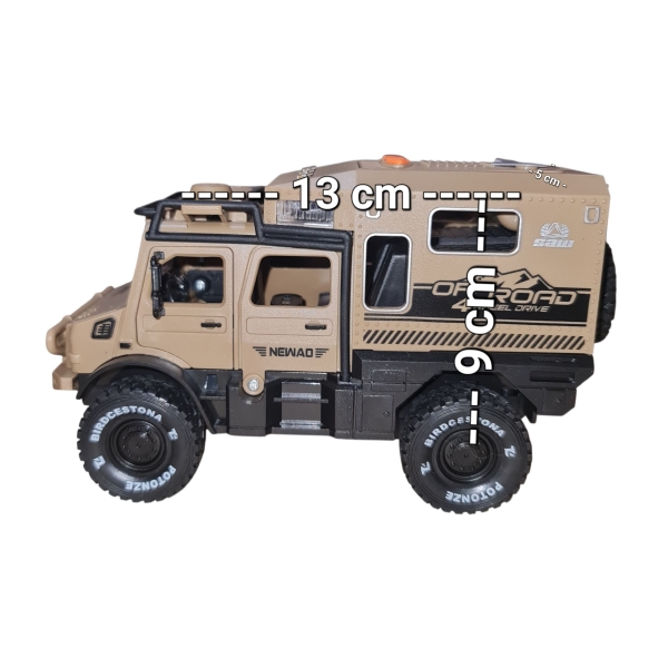 Off-road 4x4 Toy Vehicle Size
