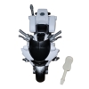 Police Motorcycle Assembly Toy Front