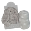 Soft Bunny Holding Blanket 2