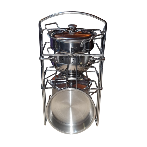 Stainless Steel Toy Kitchenware Set 2