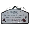 Wine Saying Plates Size Wine plate
