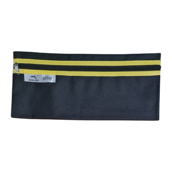 32.5 cm Polyester Pencil Bag Black Yellow