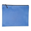A4 Nylon Zipper File Bag Blue