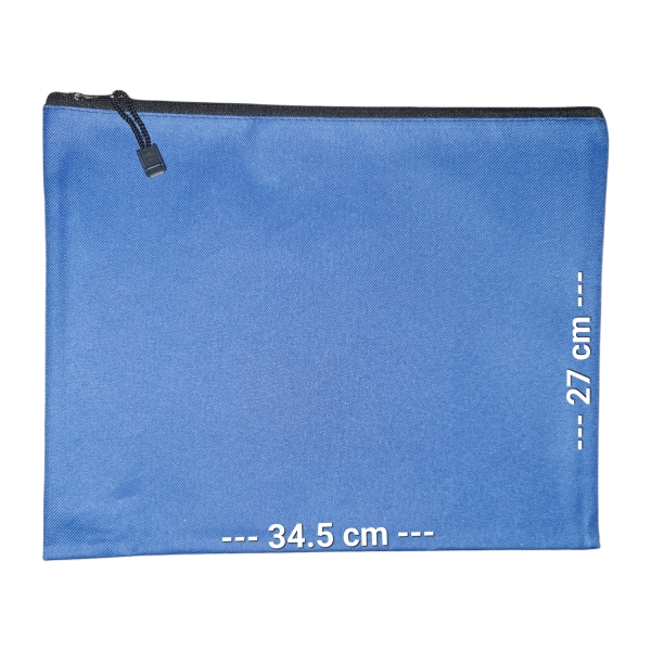 A4 Nylon Zipper File Bag Size