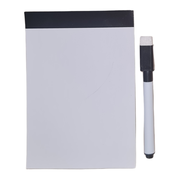 A5 Magnetic Whiteboard and Marker A5 Magnetic Whiteboard with Marker – Compact Dry Erase Board for Fridge and Office