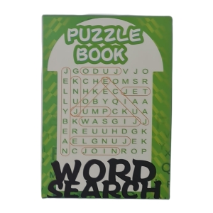 A5 Word Search Puzzle Book – Compact Brain-Training Puzzle Book for Kids and Adults