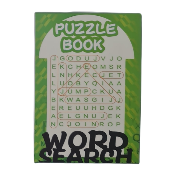 A5 Word Search Puzzle Book Green A5 Word Search Puzzle Book – Compact Brain-Training Puzzle Book for Kids and Adults