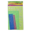 Letter and Alphabet Stencil Set Letter and Alphabet Stencil Set with 4 assorted stencils in multiple sizes and colours for crafts, school, and DIY